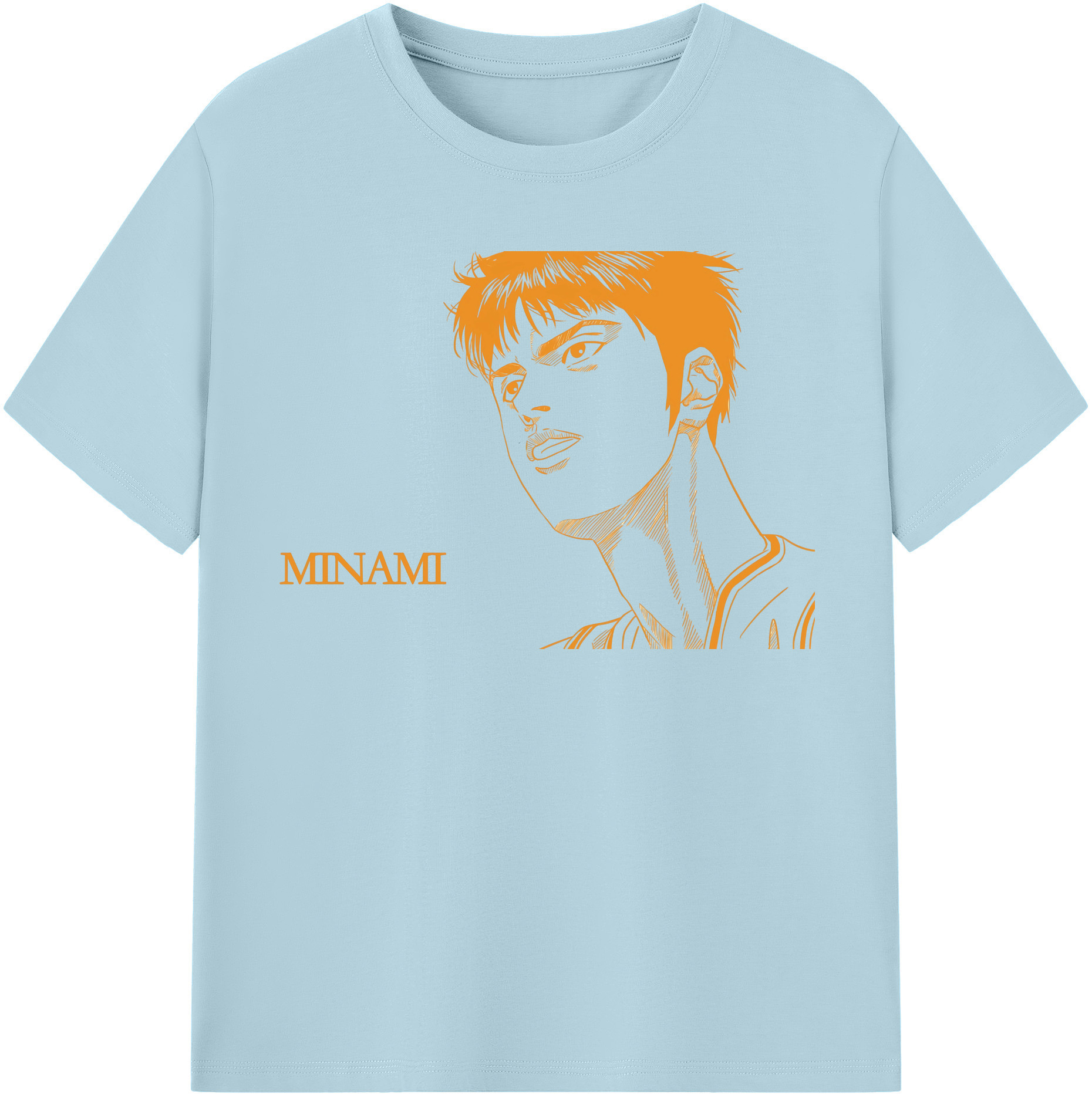 SLAM DUNK／スラムダンク 綿100％半袖Tシャツ（フロントプリント）